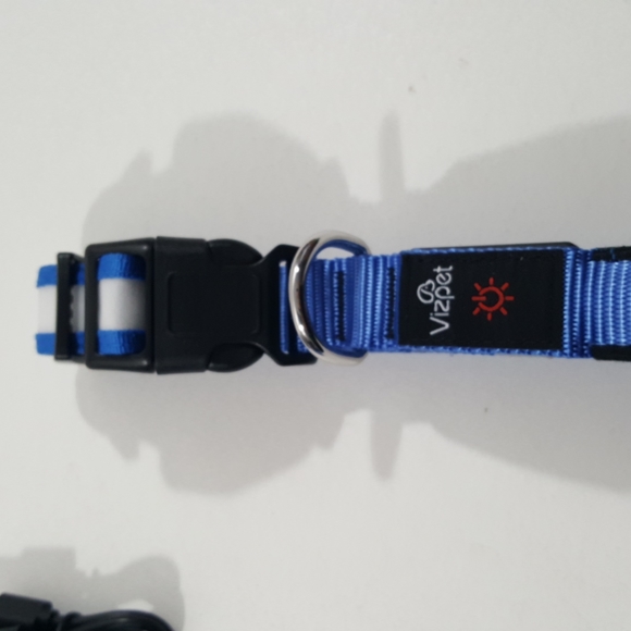 Vizpet Luminous Led Dog Collar Adjustable M - Picture 6 of 6